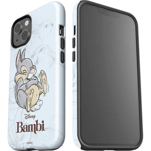 Disney Bambi Thumper Sketched portrait iPhone 15 Impact Case